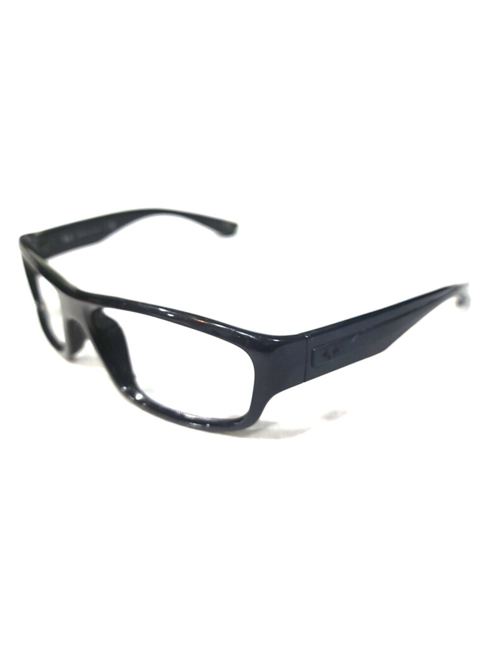 Ray Ban RB4196 601 Stretched Arms Large Black Rectangle Sunglasses Frame Only